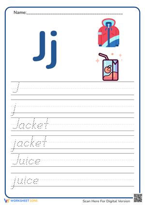 Letter J Practice