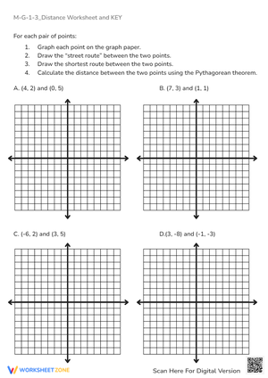M-G-1-3_Distance Worksheet and KEY