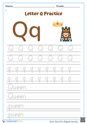 Letter Q Practice