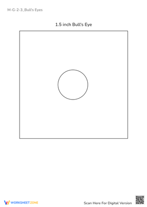 Bullseye Target Drawing & Coloring Page - Fine Motor Skills Fun