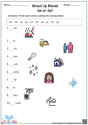 Mixed Up Blends: Sm or Sp?