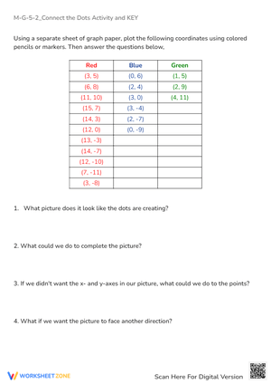 M-G-5-2_Connect the Dots Activity and KEY