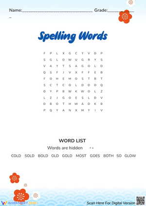 Engaging Word Search Worksheet