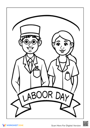 Festive Labor Day Coloring Pages