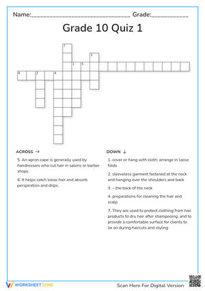Grade 10 Quiz Week 1