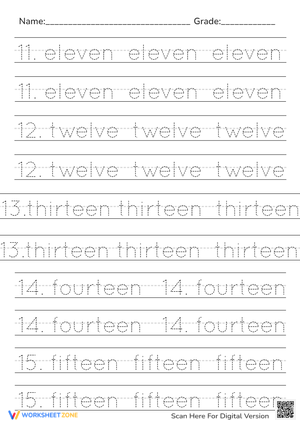 Family & Friend 2 - Number 11-20