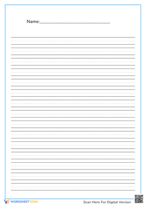 Lined paper