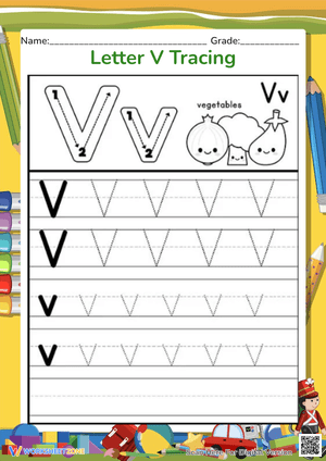 Letter V Practice