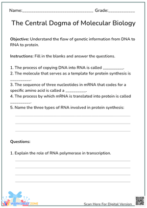 The Central Dogma of Molecular Biology