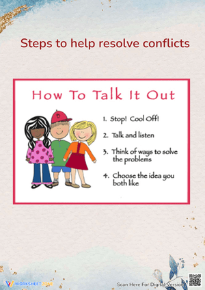 Steps To Help Resolve Conflicts