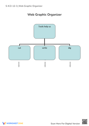 Tools That Help Us! K-2 Graphic Organizer Worksheet