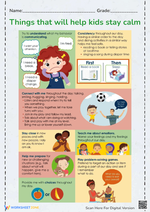 Kids Calming Strategies