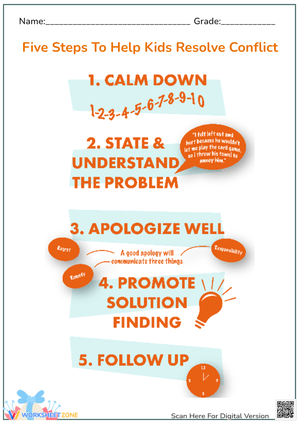 Five Steps To Help Kids Resolve Conflict