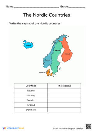 The Capitals of the Nordic Countries 
