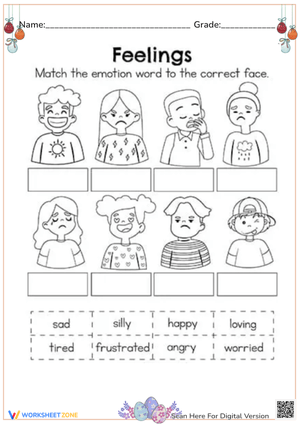 Match the Feelings to the Picture