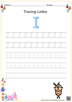Cursive I Handwriting Practice