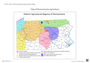 Pennsylvania Agriculture Map: Historic Farming Regions!
