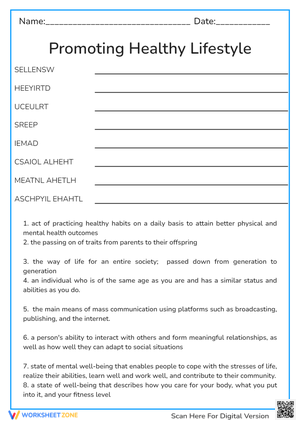 Promoting Healthy Lifestyle