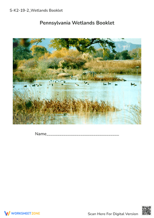 Pennsylvania Wetlands Booklet - Elementary Science Activity