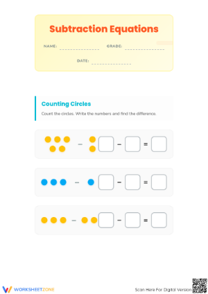 Subtraction Practice for Early Learners | Grade 1 Essential