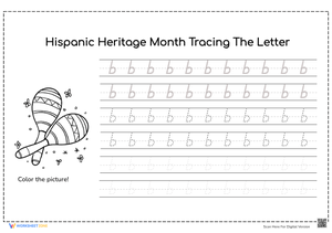 Hispanic Heritage Month: Tracing Letters