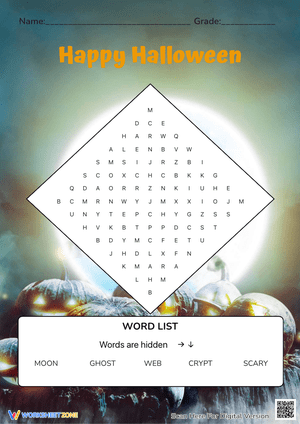 Happy Halloween: Word Search