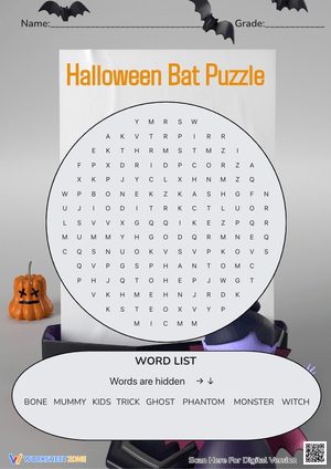 Halloween Bat Puzzle