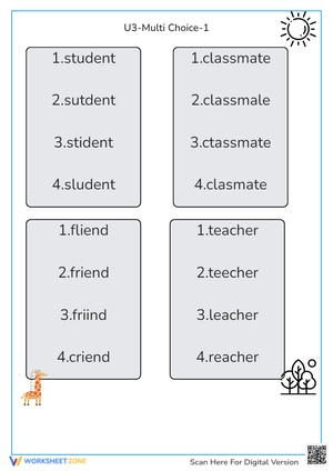 Kindergarten Spelling Worksheet | Essential ELA Practice