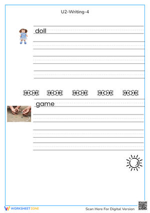 Kindergarten Handwriting Practice | Essential Printable