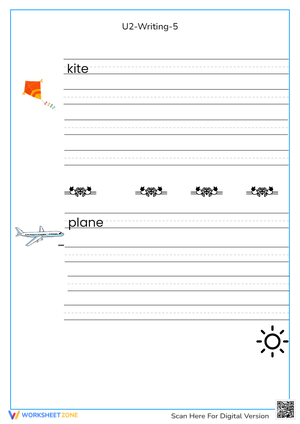Kindergarten Handwriting Practice | Essential Printable