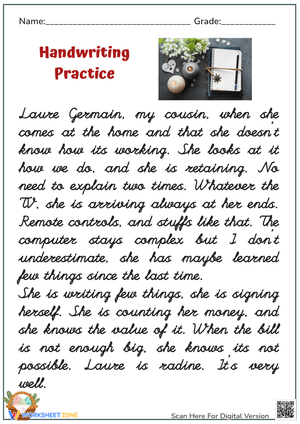 Adults Cursive Handwriting Practice – Learning Observation