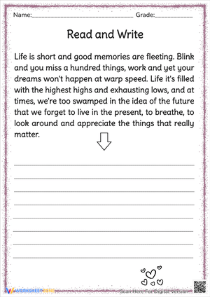 Paragraph for Neat Handwriting Improvement