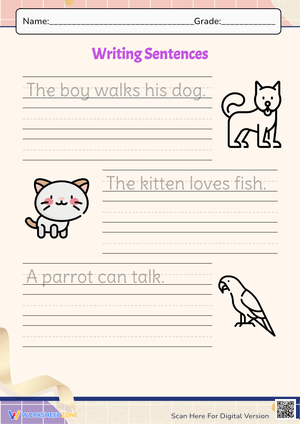 Handwriting Without Tears: Sentence Writing