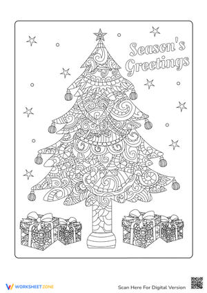 Christmas Coloring Fun: Season's Greetings