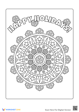 Christmas Coloring for Adults: Mandala Magic