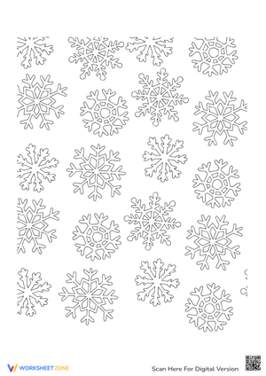 Christmas Coloring for Adults: Snowflake Gallery