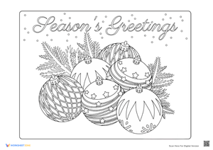 Christmas Coloring for Adults: Ornament Collection