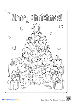 Christmas Coloring for Adults: Tree of Joy