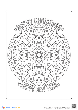 Christmas Tree Coloring Page - Festive Fun for Kids!