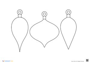 Minimalist Ornament Coloring Page