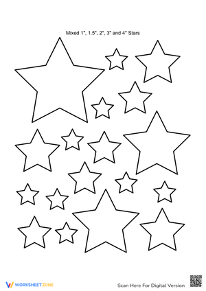 Star Coloring Page - Fun Shapes for Preschool Kids!