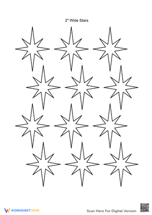 Christmas Star Coloring Page - Easy Printable Fun!