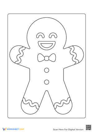 Color a Gingerbread Friend for the Holidays