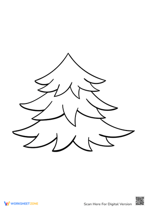 Christmas Tree Coloring Page - Holiday Fun for Kids!