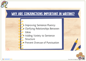 Importance of Conjunctions Worksheet