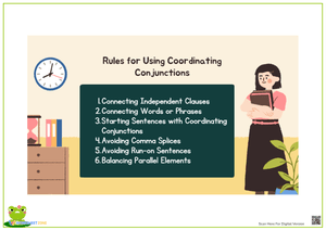 Rules for Using Coordinating Conjunctions