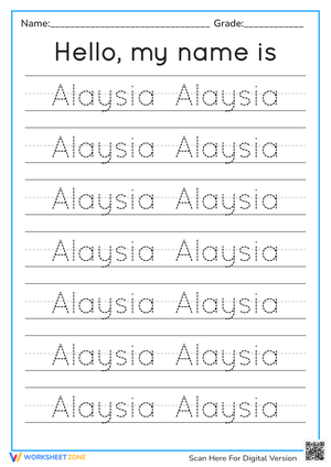 I Can Write My Name