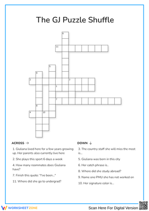 The GJ Puzzle Shuffle