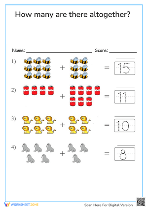 Addition up to 15