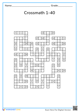 Crossmath 1-40